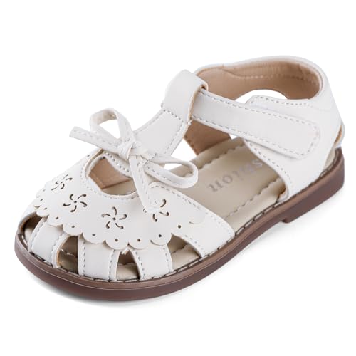 Cheerful Mario 2-7 Jahre Sandalen Mädchen Klein Kinder Elegant Barfuß Sommer Schuhe Für Kindergarten Mädchen Weiß 23 EU von Cheerful Mario