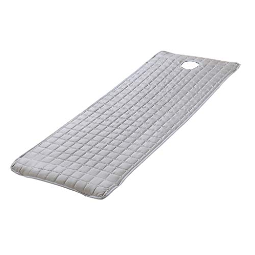 Beauty-Bettbezug mit Gesichts-Atemloch, rutschfeste Massageliegen-Bettlaken mit Gummiband, 190 x 70 cm, Grau Beauty-Bettbezug mit Gesichts-Atemloch, rutschfeste Massageliegen-Bettlaken mit Gummiband, 190 x 70 cm, Grau von ChengChengJin