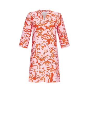 Cherie Line Kleid im Tunika-Stil mit 3/4 Arm Farbe Koralle, Größe 36 Cherie Line Kleid im Tunika-Stil mit 3/4 Arm Farbe Koralle, Größe 36 von Cherie Line