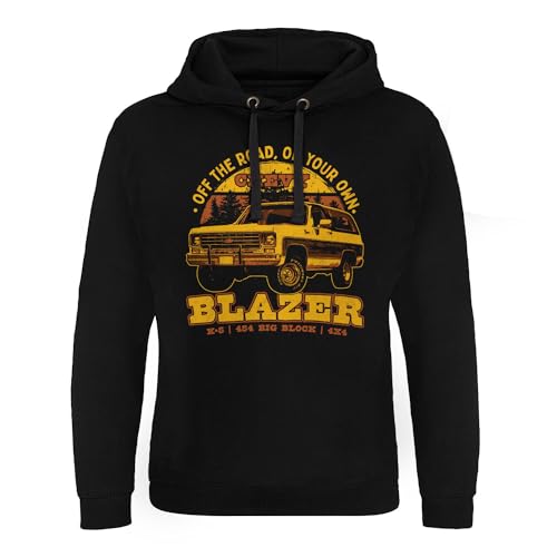 Chevrolet Offizielles Lizenzprodukt Chevy Blazer Off The Road Epic Hoodie (Schwarz), XX-Large von Chevrolet