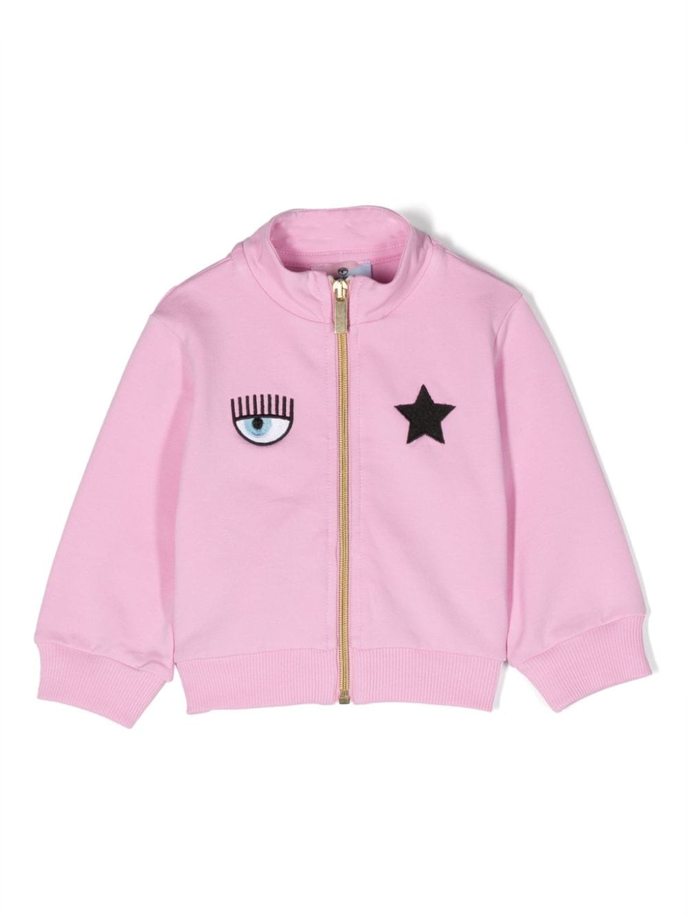 Chiara Ferragni Kids Jacke mit Eyelike-Motiv - Rosa von Chiara Ferragni Kids