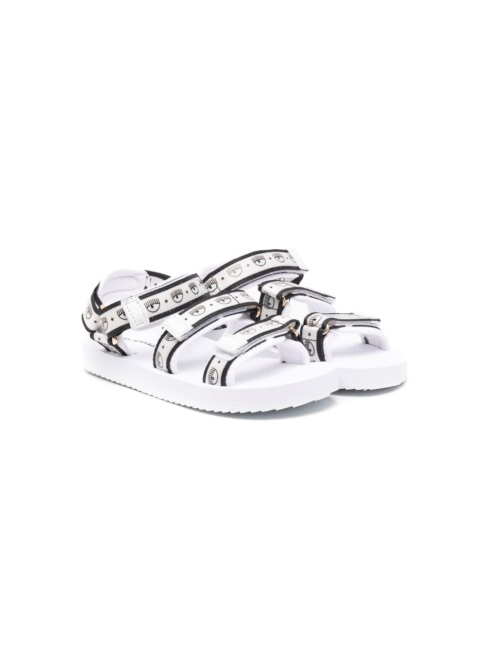 Chiara Ferragni Kids Logomania Sandalen - Weiß von Chiara Ferragni Kids