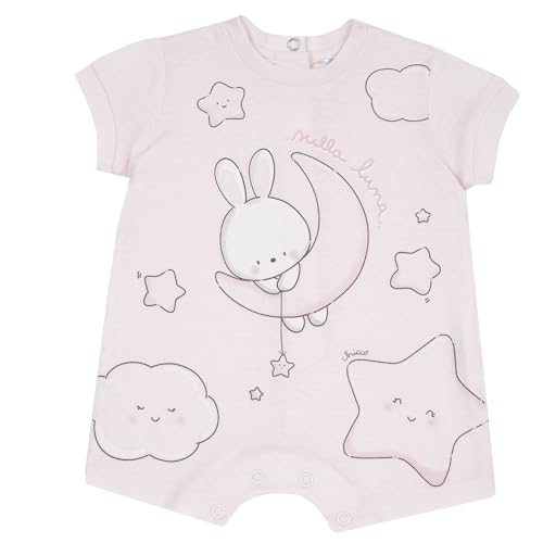 Chicco, Baby-Jungen T-Shirt mit kurzen Ärmeln, Baby-T-Shirt mit bequemem Knopfverschluss, aus weicher Baumwolle, maschinenwaschbar, Babybekleidung 0-24 Monate, Entworfen in Italien von Chicco