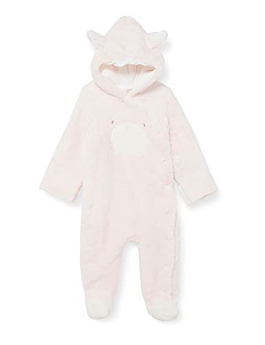 Chicco Baby-Mädchen Chenille Kunstfell-Strampler mit Frontöffnung, Rose (147), 56 von Chicco