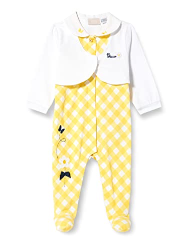 Chicco Baby - Mädchen Jumpsuit mit Frontöffnung, Gelb (448), 6 Monate von Chicco