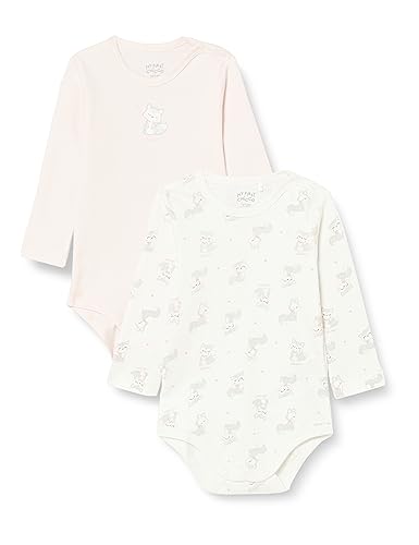 Chicco Kleine Mädchen und Mädchen Set 2 Body Con apertura Sulla spalla. Baby-und Kleinkind-Schlafanzüge, ROSA CHIARO, 3 Jahre von Chicco