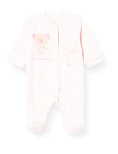 Chicco Unisex Baby Tutina in Cotone Con apertura frontale Kleinkind-Schlafanzüge, Rosa, 50 von Chicco