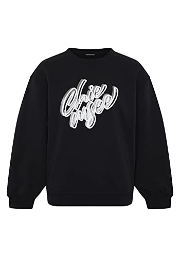 CHIEMSEE Sweatshirt mit Logo-Schriftzug in effektvoller Optik von CHIEMSEE