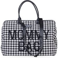 CHILDHOME Wickeltasche Mommy Bag Groß Hahnentritt Schwarz von Childhome