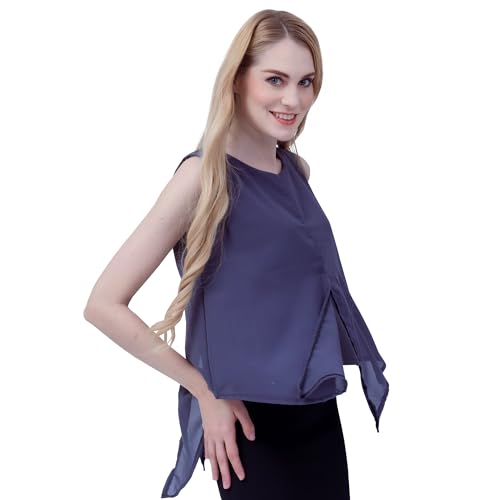 ChillSabai Stilltops Chiffon - Elegant Stilloberteil mit Reißverschluss - Hautfreundlich & Atmungsaktiv - Leicht Umstands-Tanktop Sommer, Kurz - Schwangerschafts- & Stillmode, Grau, S-M ChillSabai Stilltops Chiffon - Elegant Stilloberteil mit Reißverschluss - Hautfreundlich & Atmungsaktiv - Leicht Umstands-Tanktop Sommer, Kurz - Schwangerschafts- & Stillmode, Grau, S-M von ChillSabai