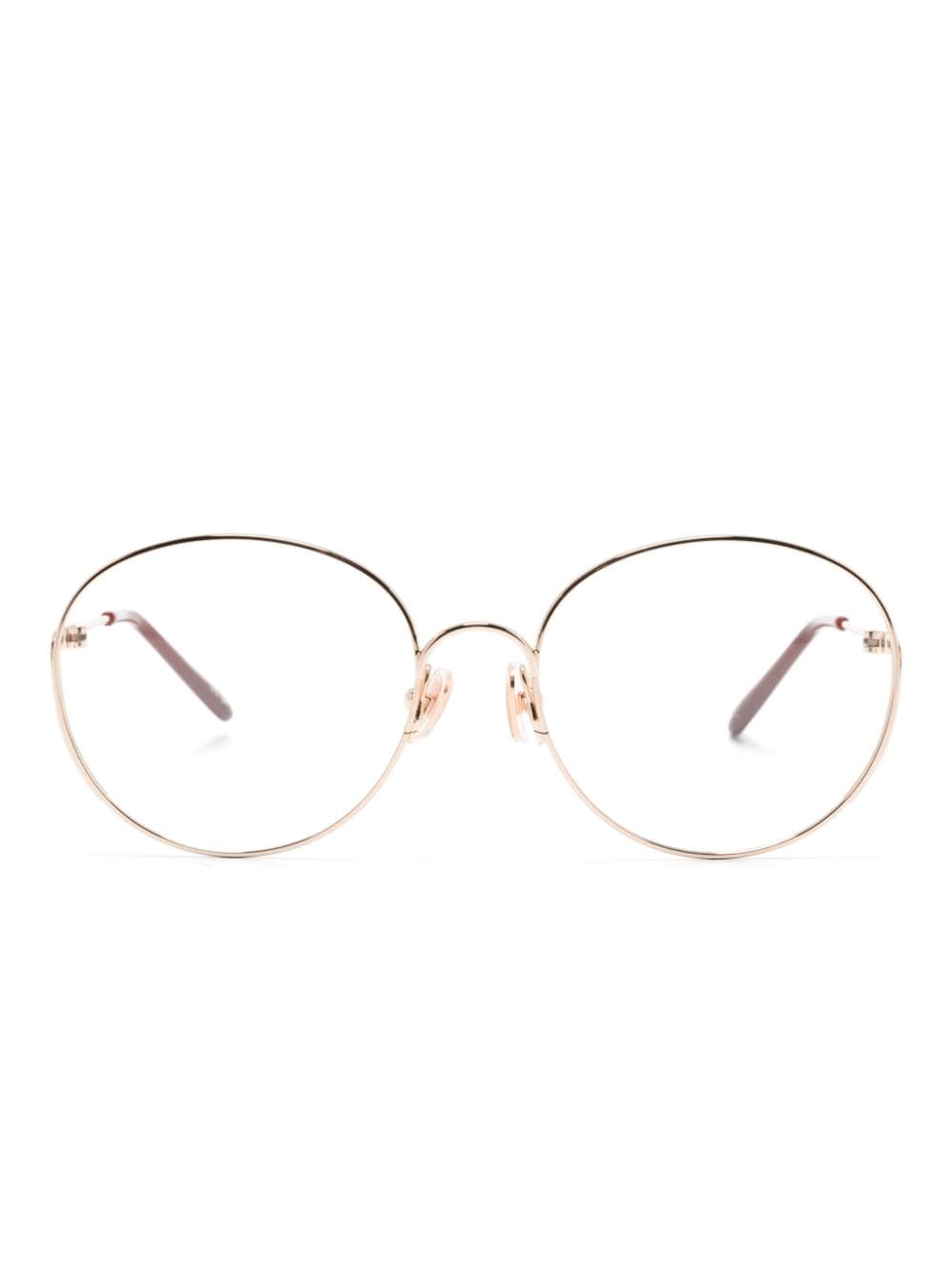 Chloé Eyewear Brille mit Oversized-Gestell - Gold von Chloé Eyewear