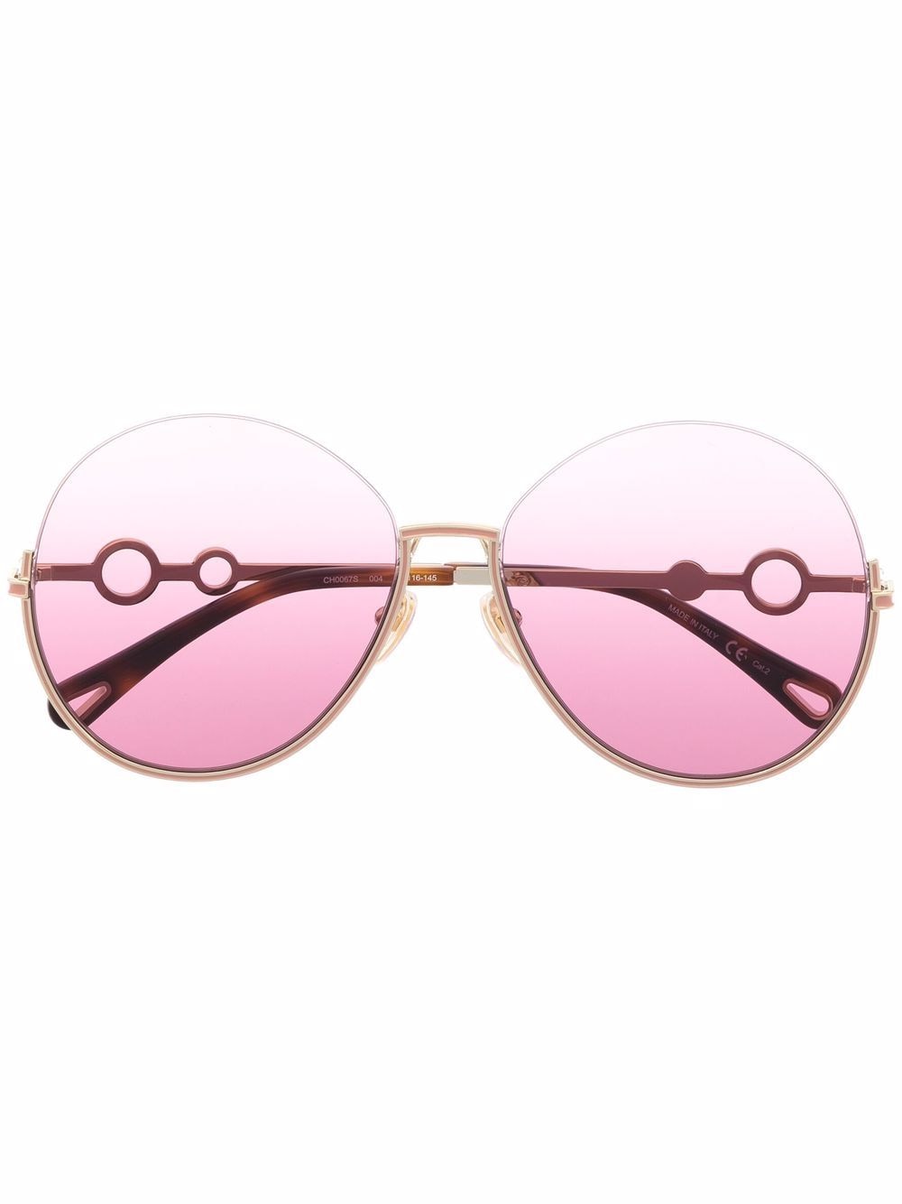 Chloé Eyewear Sofya Sonnenbrille - Gold von Chloé Eyewear