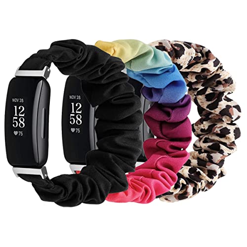 Chofit Armband kompatibel mit Fitbit Ace 3 Riemen, Ersatz-Scrunchies Armband Chiffon Satin Armband für Kinder Mädchen Ace 3 Activity Tracker, 3er-Pack von Chofit