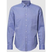 Christian Berg Men Regular Fit Business-Hemd mit Button-Down-Kragen in Royal, Größe 37/38 von Christian Berg Men