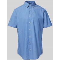 Christian Berg Men Regular Fit Business-Hemd mit Button-Down-Kragen in Royal, Größe 45/46 von Christian Berg Men