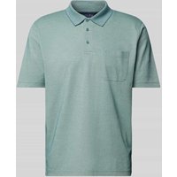 Christian Berg Men Regular Fit Poloshirt mit Brusttasche in Grass, Größe M von Christian Berg Men