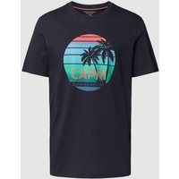 Christian Berg Men T-Shirt mit Motiv-Print in Marine, Größe XXL von Christian Berg Men