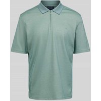 Christian Berg Men Regular Fit Poloshirt mit Logo-Stitching in Grass, Größe XXL von Christian Berg Men