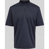 Christian Berg Men Regular Fit Poloshirt mit Logo-Stitching in Marine, Größe XL von Christian Berg Men