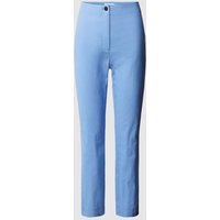 Christian Berg Woman Slim Fit Hose mit Bügelfalten in Bleu, Größe 42 von Christian Berg Woman