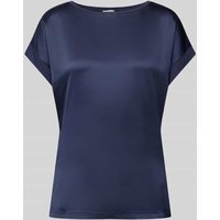 Christian Berg Woman T-Shirt aus Satin in Dunkelblau, Größe 46 von Christian Berg Woman