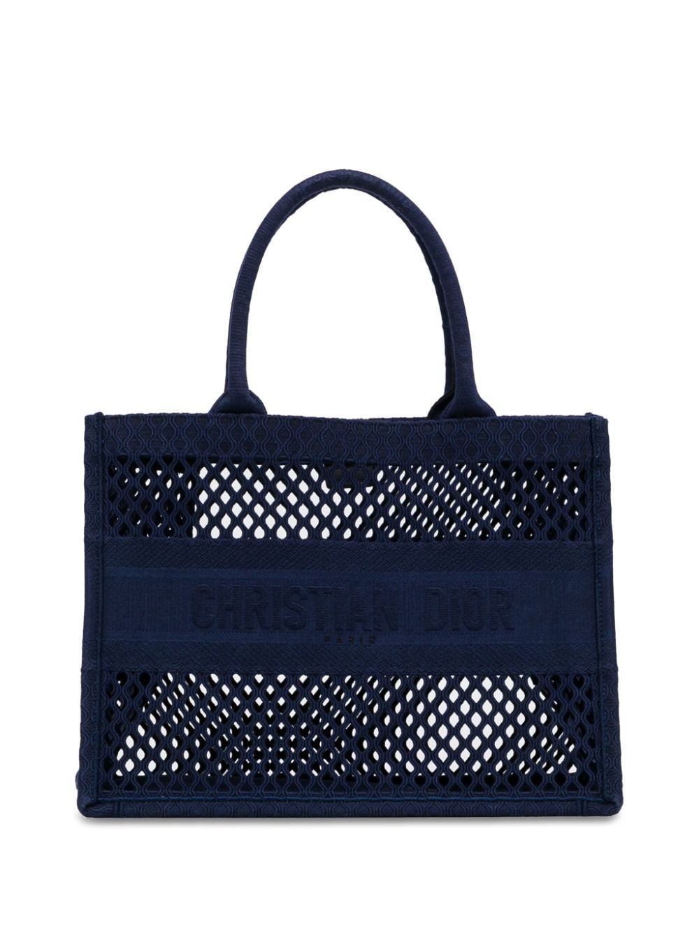 Christian Dior Pre-Owned 2020-2021 Medium Mesh Book tote bag - Blau von Christian Dior Pre-Owned