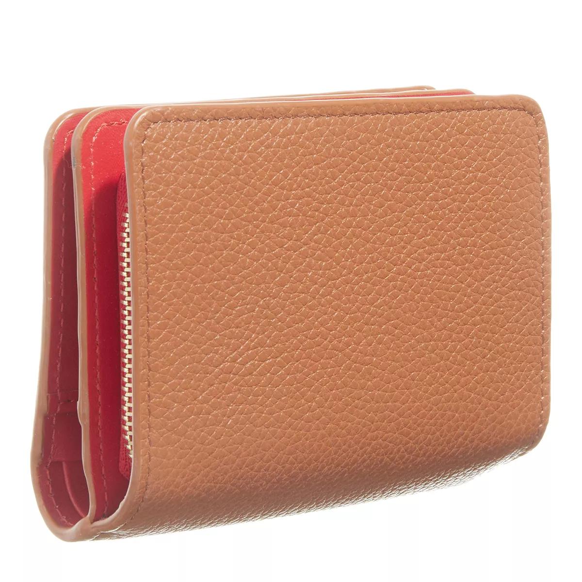 Christian Louboutin Portemonnaie - By My Side Compact Wallet - Gr. unisize - in Braun - für Damen von Christian Louboutin