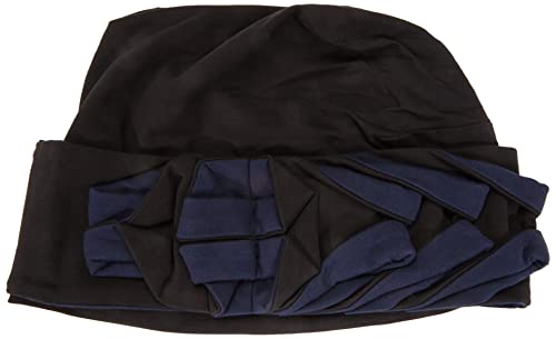 Christine Headwear Damen Nava Turban Headband, Black w/Blue, Einheitsgröße EU von Christine Headwear
