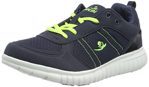 chung shi Unisex Kids Duxfree Nassau Junior Sportschuhe mit Schnürsenkel, Navy/Lime, 36 EU von Chung Shi