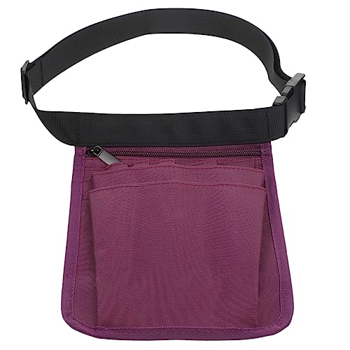 Ciieeo Tasche Verbandschere Gürteltasche Stethoskop-halterungsband Riementasche Taillentasche Fach Stillgurt Medizinisch Nylon Violett Geldbeutel Arbeit von Ciieeo