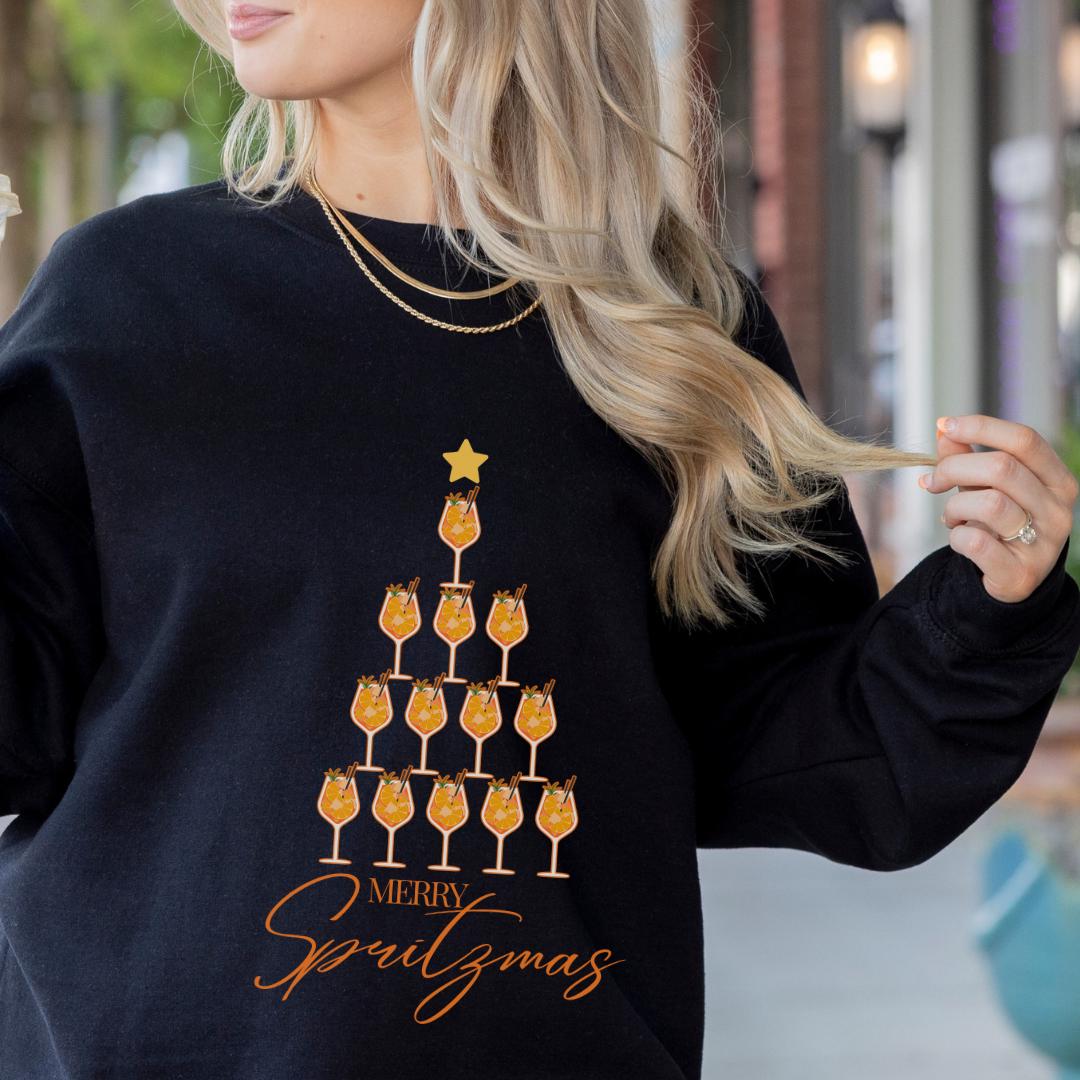 Merry Spritzmas Aperol Spritz Is Always The Answer Retro Aesthetic Sweater Christmas Party Y2K Holy Aperoli Vintage Alcohol Gift Aperitifo Merry Spritzmas Aperol Spritz Is Always The Answer Retro Aesthetic Sweater Christmas Party Y2K Holy Aperoli Vintage Alcohol Gift Aperitifo von CincerelyYoursShop