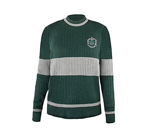 Cinereplicas Harry Potter - Quidditch-Pulli Slytherin - S - Zum Personalisieren - Offizielle Lizenz von Cinereplicas