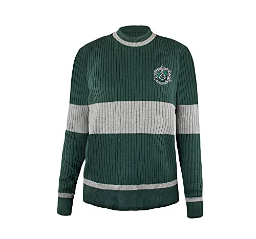 Cinereplicas Harry Potter - Quidditch-Pulli Slytherin - XL - Offizielle Lizenz von Cinereplicas