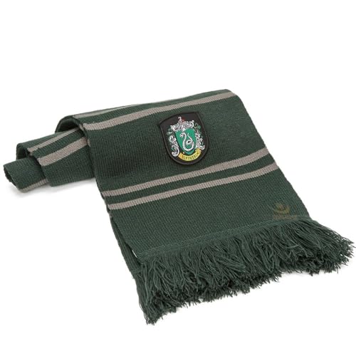 Cinereplicas Unisex Harry Potter-Slytherin Elongated_Scarf, grün, Taglia unica von Cinereplicas