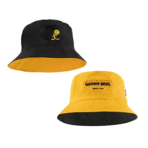 Cinereplicas - Tweety One-Size Bucket Hat 100% Cotton - Official License von Cinereplicas