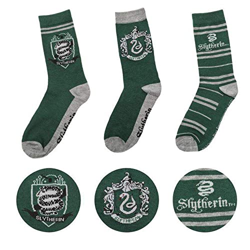 Cinereplicas Unisex 3er-Pack - Hogwarts-Haus socken - Schuh von 35 bis 45 von Cinereplicas