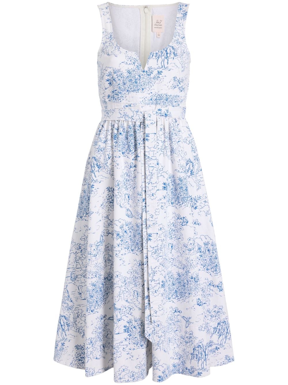 Cinq A Sept Garden Toile Ebba Kleid - Blau von Cinq A Sept