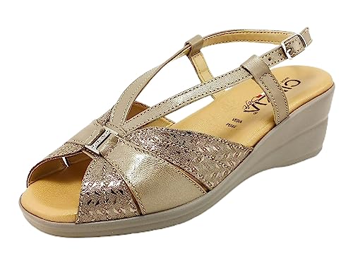 CINZIA SOFT Damen, Beige Gold, 36 EU von Cinzia Soft