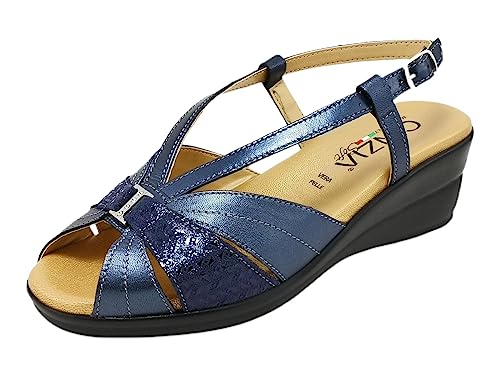 CINZIA SOFT Damen, blau, 37 EU von Cinzia Soft