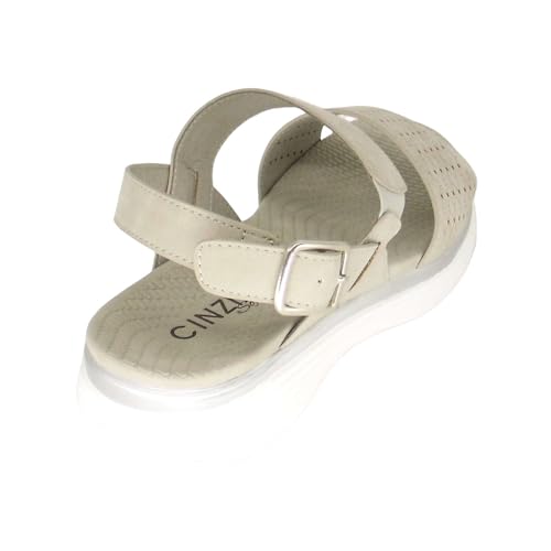 Cinzia Soft Bequeme Sandalen mit Riemen Mca1029, Eis, 40 EU von Cinzia Soft