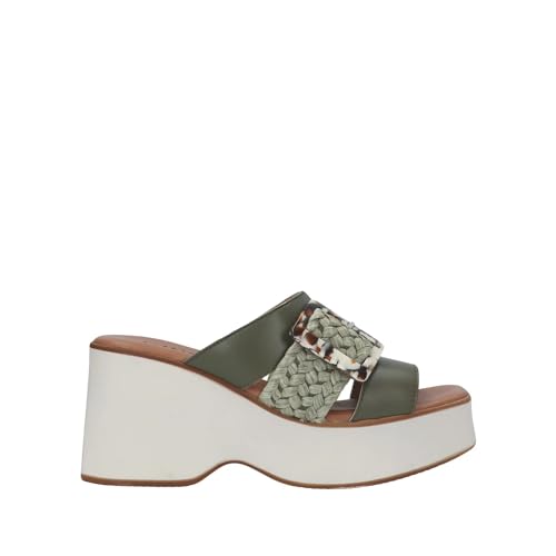 Cinzia Soft - Steckdosenleiste Olive/Grün Art.TS31215 002, Grüne Olive, 38 EU von Cinzia Soft