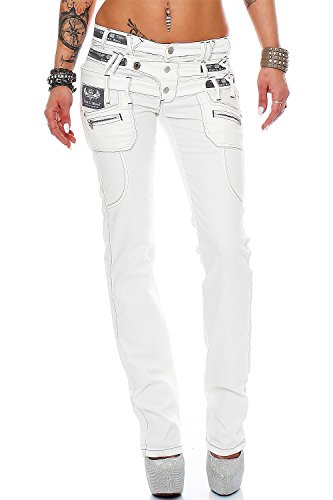 Cipo & Baxx Damen Jeans CBW0245-bans W27/L32 von Cipo & Baxx