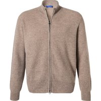 Cipriani Herren Cardigan beige Kaschmir unifarben von Cipriani