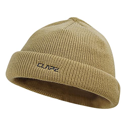 CLAPE Beanie Herren Kurz Strickmütze Unisex Trawler Winter Beanie Hat Trawler Mütze Warm Cuffed Plain Cap Watch Hat Wintermütze CLAPE Beanie Herren Kurz Strickmütze Unisex Trawler Winter Beanie Hat Trawler Mütze Warm Cuffed Plain Cap Watch Hat Wintermütze von CLAPE
