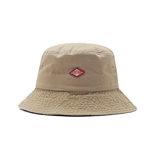 CLAPE Cotton Twill Bucket Hat Faltbare Einfarbige Fischerhut Patchwork Anglerhut Sommer Schlapphut Breite Krempe Eimer Hut Freizeithut, Khaki CLAPE Cotton Twill Bucket Hat Faltbare Einfarbige Fischerhut Patchwork Anglerhut Sommer Schlapphut Breite Krempe Eimer Hut Freizeithut, Khaki von CLAPE