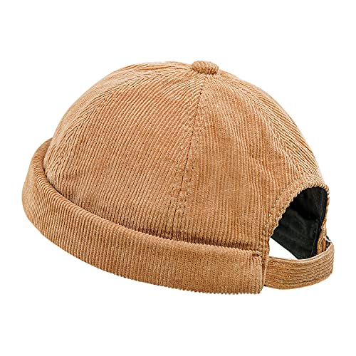 CLAPE Corduroy Brimless Hat Cap Solid Color Docker Cap Herren Seemannsmütze Kappe Mütze Ohne Schirm Dock Cap Hafenmütze CLAPE Corduroy Brimless Hat Cap Solid Color Docker Cap Herren Seemannsmütze Kappe Mütze Ohne Schirm Dock Cap Hafenmütze von CLAPE