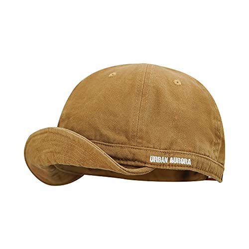 CLAPE Kappe Kurzer Schirm Fashion Short Brim Baseball Cap Verstellbar Baseballkappe Baumwolle Baseballmütze Leichte Sport Running Kappe Khaki DY06 CLAPE Kappe Kurzer Schirm Fashion Short Brim Baseball Cap Verstellbar Baseballkappe Baumwolle Baseballmütze Leichte Sport Running Kappe Khaki DY06 von CLAPE