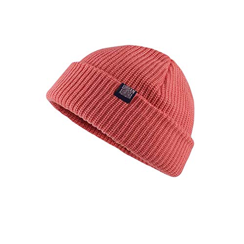 CLAPE Knitted Beanie Unisex Aufrollen Edge Schädeldecke Fisherman Strickmütze Herren Damen Seemannsmütze Für Warme Ohren Stretchmaterial von CLAPE