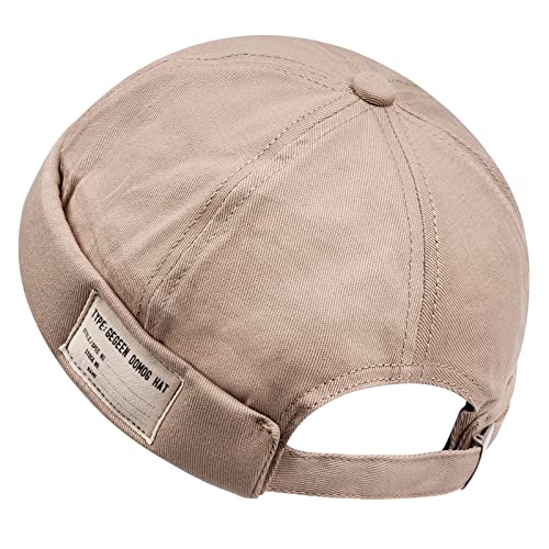 CLAPE Herren Kappe Ohne Schirm Baumwolle Seemannsmütze Verstellbar Dockercap Hafenmütze Rolled Cuff Brimless Hat UV-Schutz Bikermütze CLAPE Herren Kappe Ohne Schirm Baumwolle Seemannsmütze Verstellbar Dockercap Hafenmütze Rolled Cuff Brimless Hat UV-Schutz Bikermütze von CLAPE