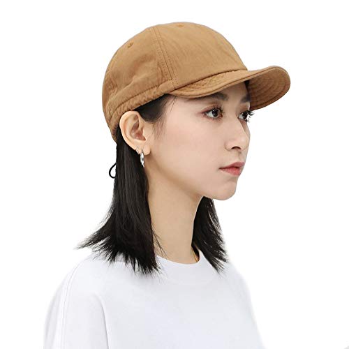 CLAPE Washed Cotton Short Brim Cap Unisex Leichte Faltbar Basecap mit Kurzer Schirm Flat Brim Snapback Cap Unstructured Dad Hat UV-Schutz Schildkappe CLAPE Washed Cotton Short Brim Cap Unisex Leichte Faltbar Basecap mit Kurzer Schirm Flat Brim Snapback Cap Unstructured Dad Hat UV-Schutz Schildkappe von CLAPE
